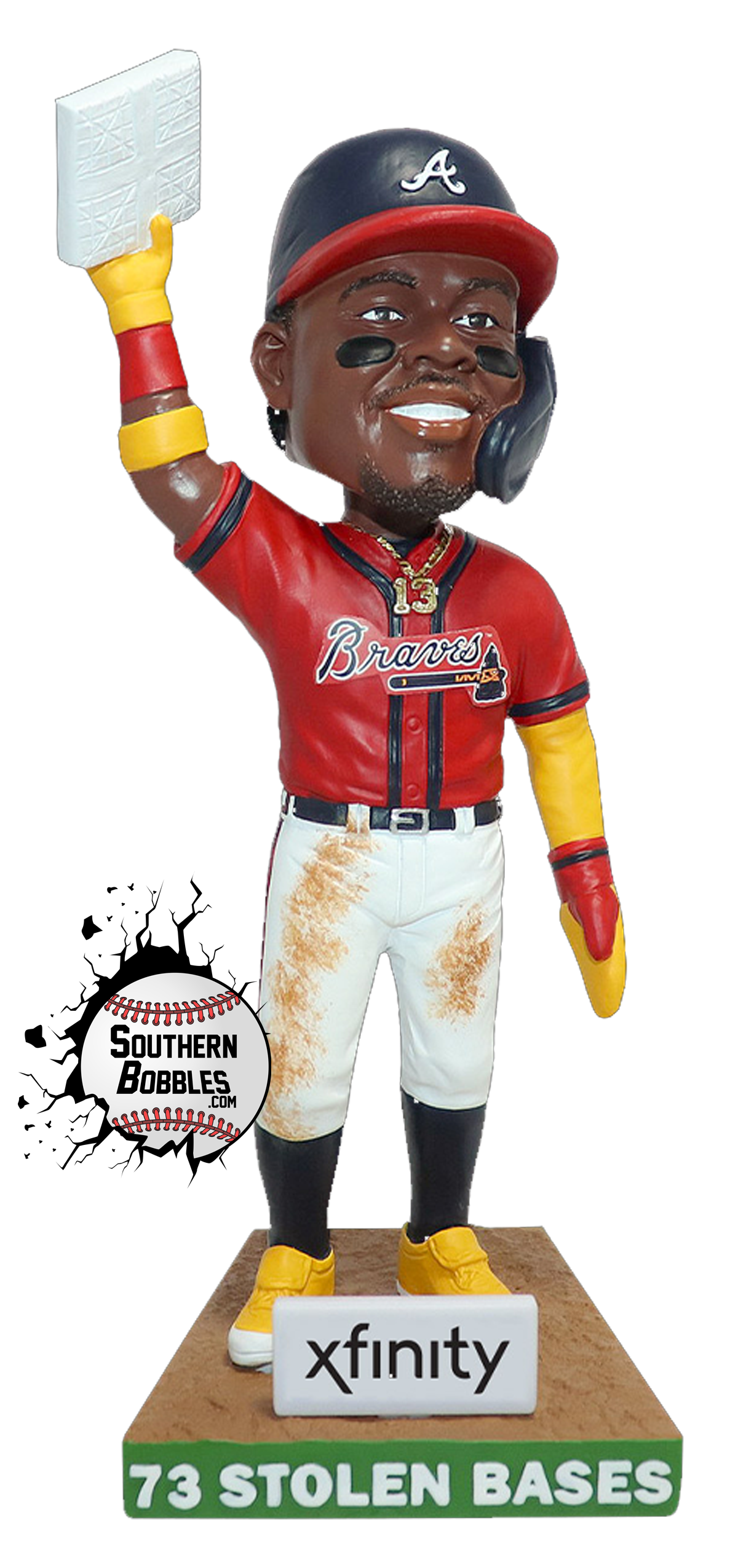Ronald Acuña Jr. 73 Stolen Bases Record Bobblehead SGA 4/24/24