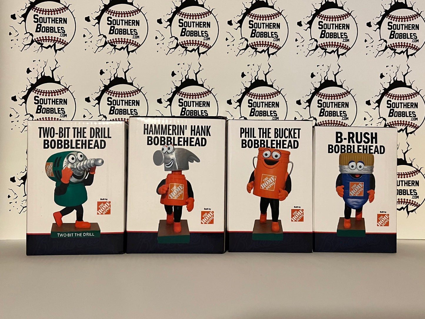 Home Depot Tools Series bobblehead set of 4 Kids SGA 2023