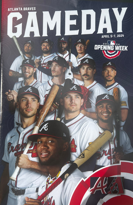 Atlanta Braves 2024 Game Day Programs